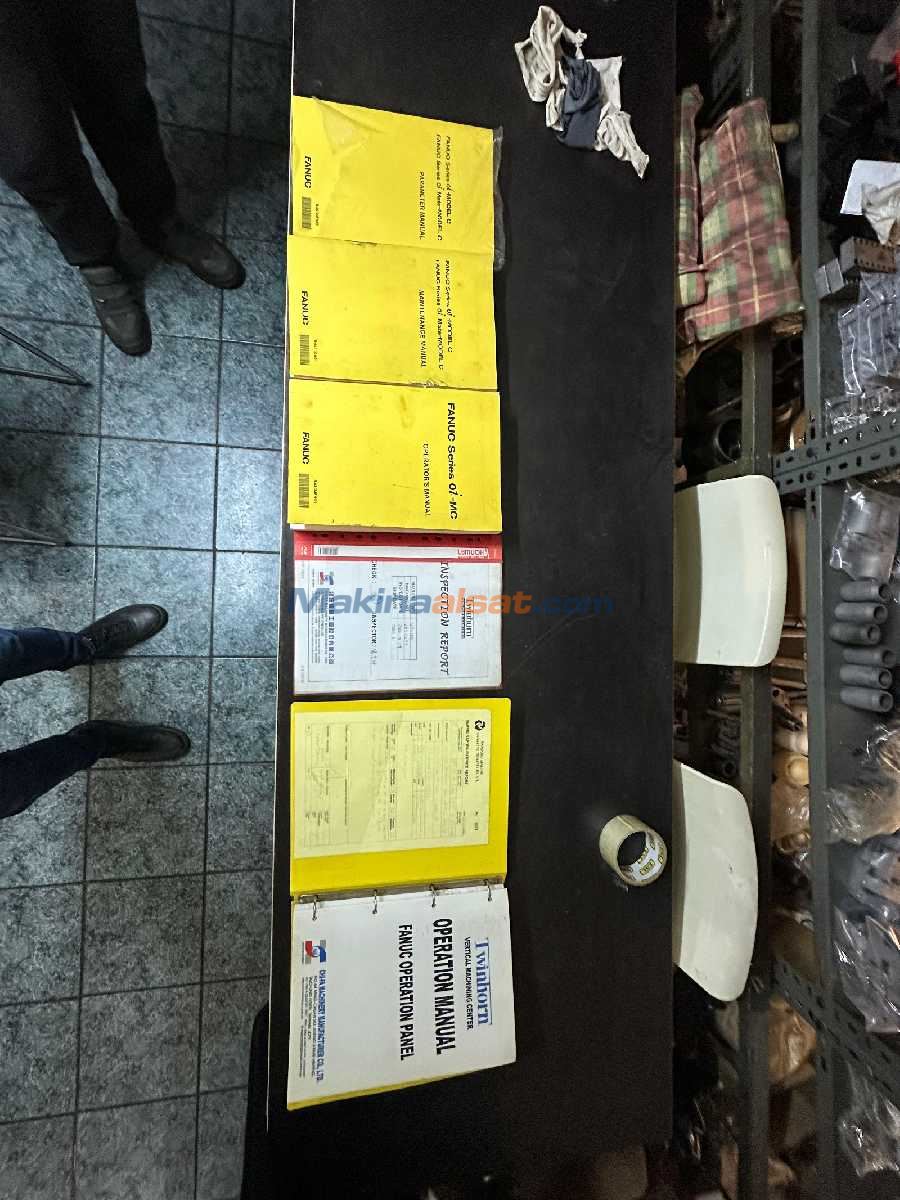 TWINHORN VP1100 KUTU KIZAKLI FANUC KONTROLLÜ DİK İŞLEM