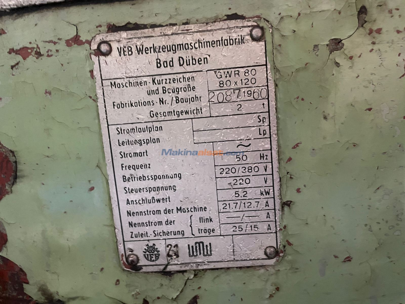 UPW - 12.5 TON DİŞ AÇMA