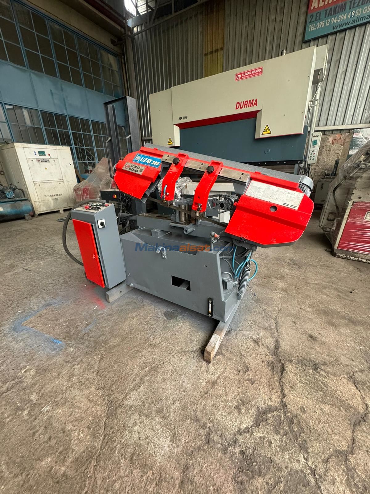 UZAY 280 TAM OTOMATİK ŞERİT TESTERE