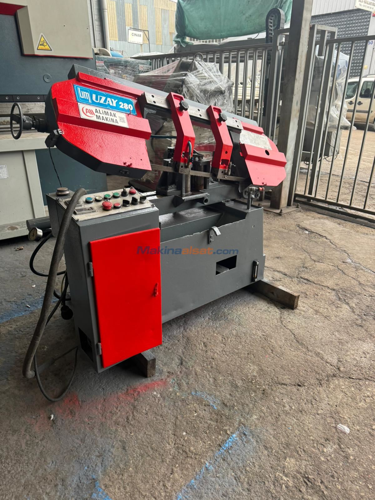 UZAY 280 TAM OTOMATİK ŞERİT TESTERE