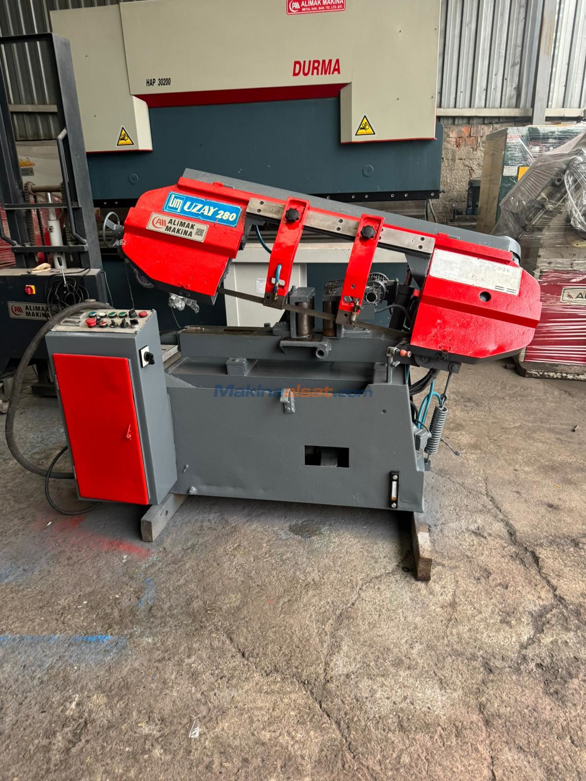 UZAY 280 TAM OTOMATİK ŞERİT TESTERE