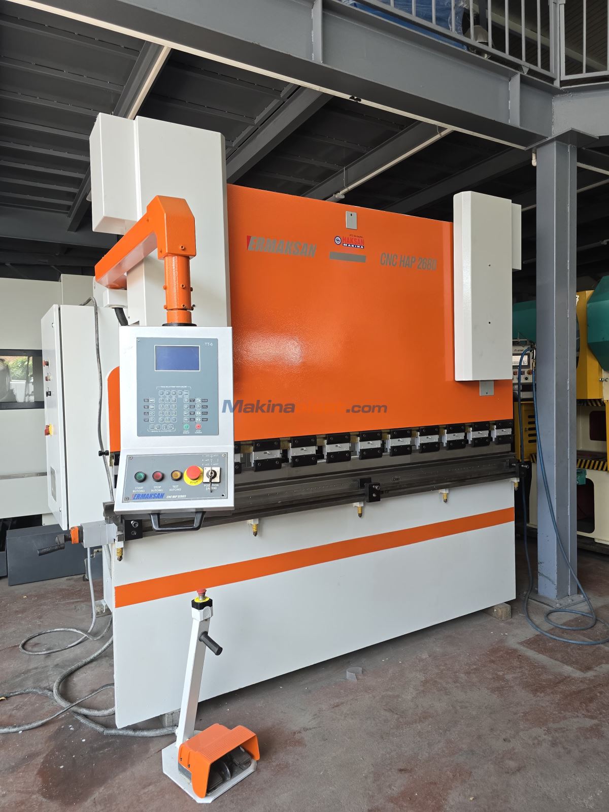 2006 MODEL ERMAKSAN 2600 X 80 TON 3 EKSEN CNC ABKANT PRES