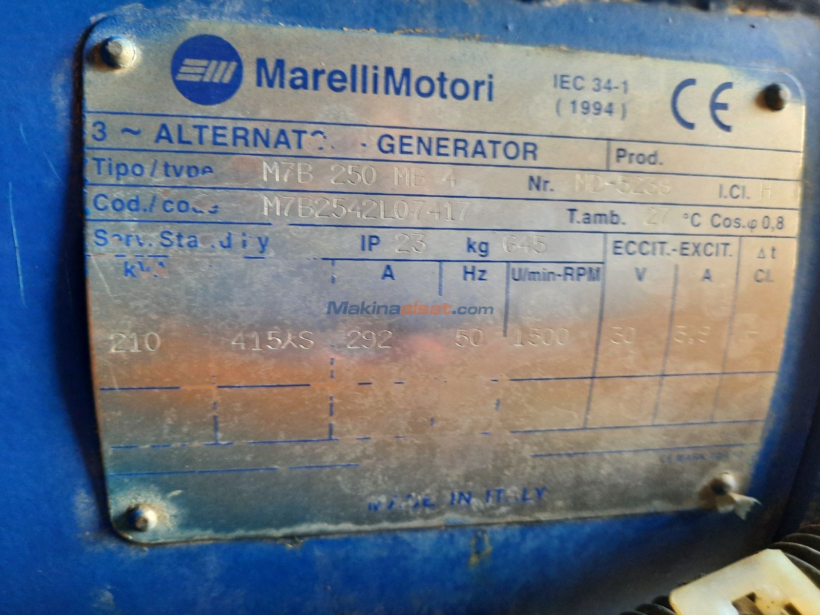 250 KW JENERATÖR