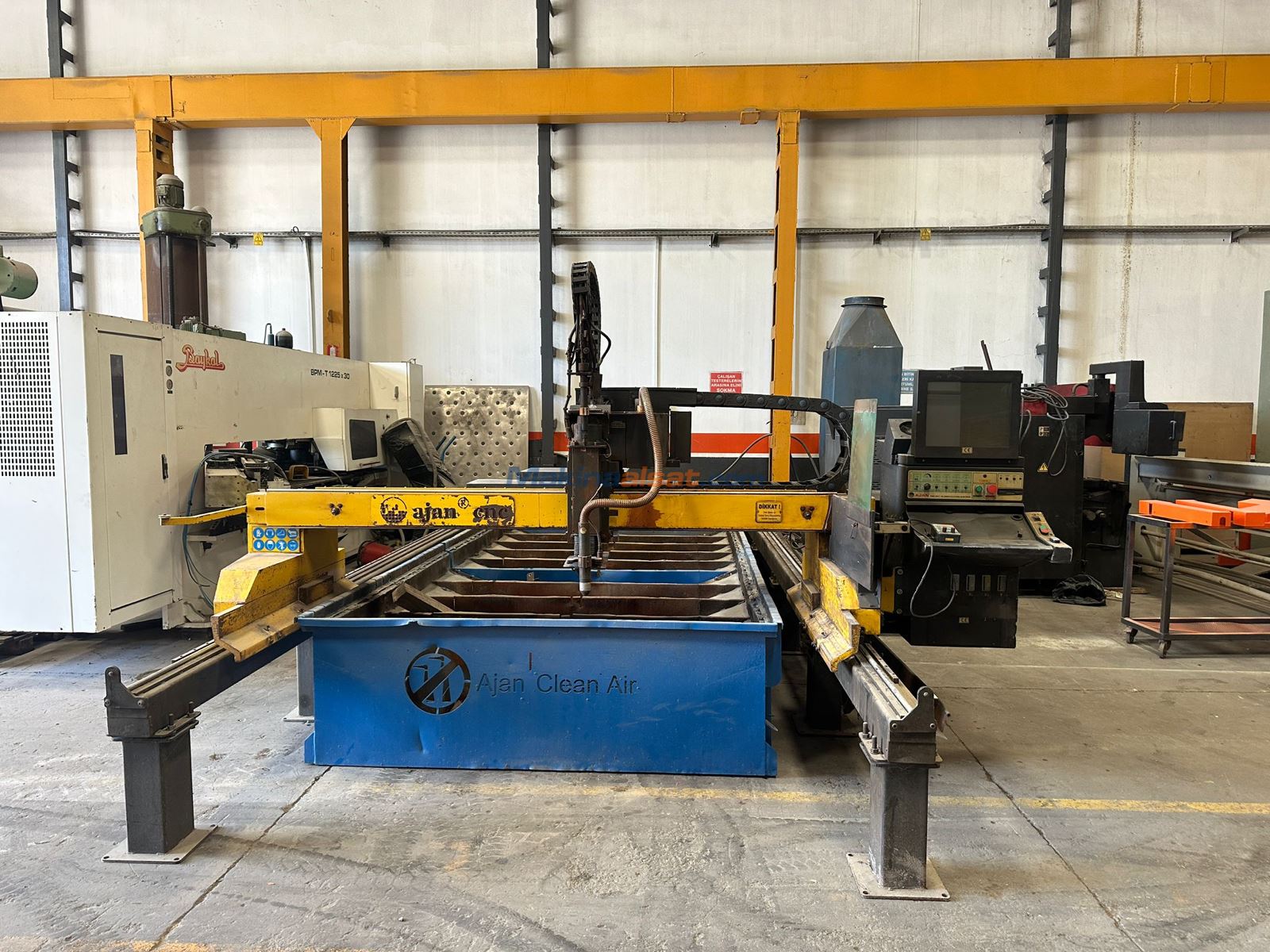 AJAN CNC 2000 x 6000 MM OKSİJEN PLAZMA KESİM