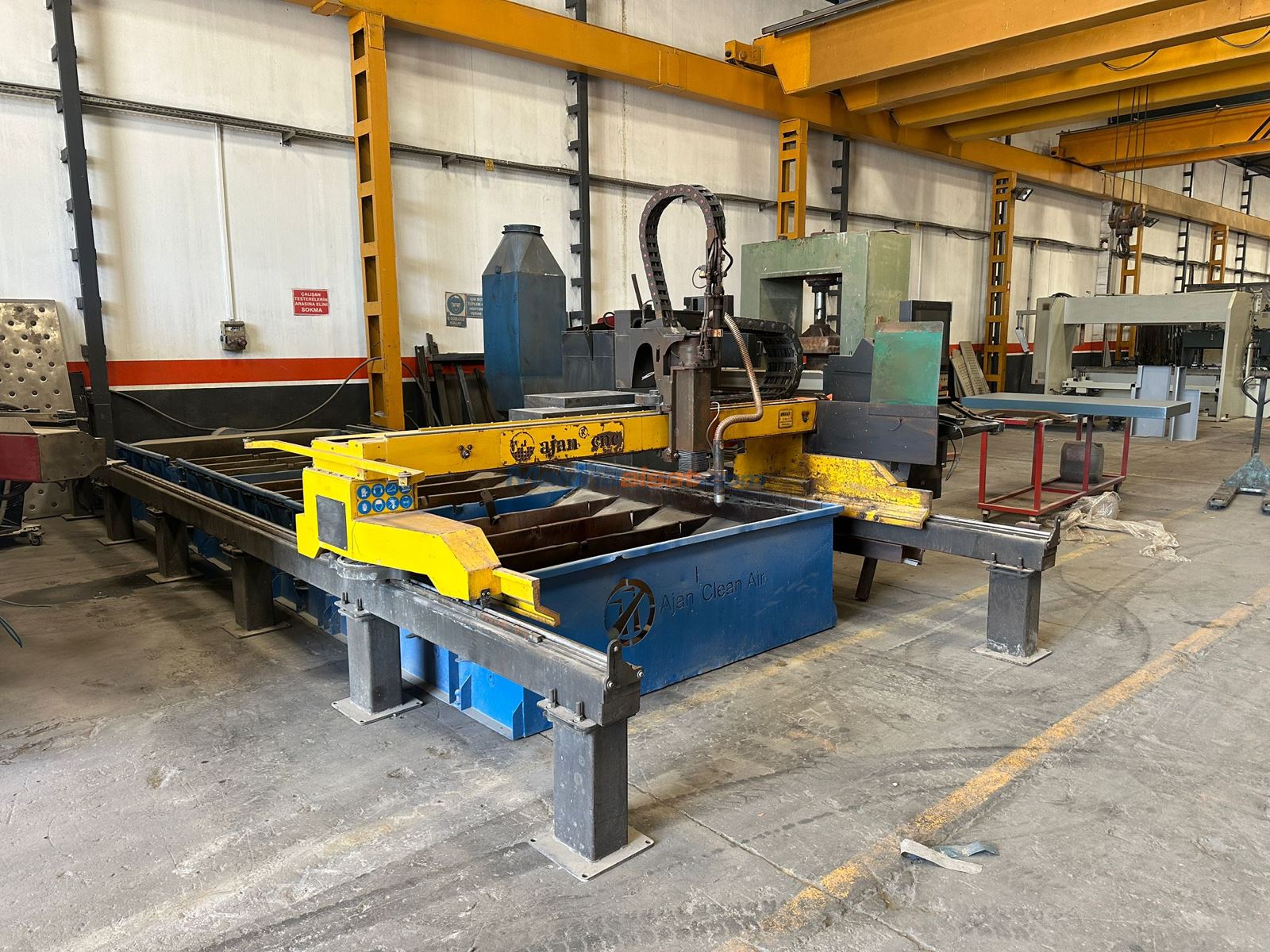 AJAN CNC 2000 x 6000 MM OKSİJEN PLAZMA KESİM