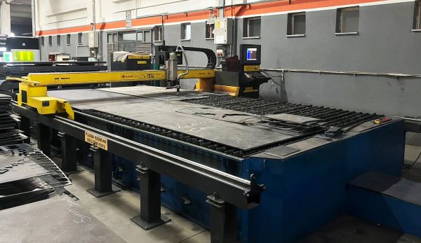 Ajan Cnc Plazma Kesim 260A 3000X6000 Tertemiz 2020 Sorunsuz Faal