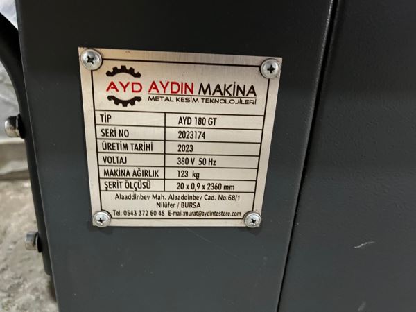 AYD 180 lik Testere