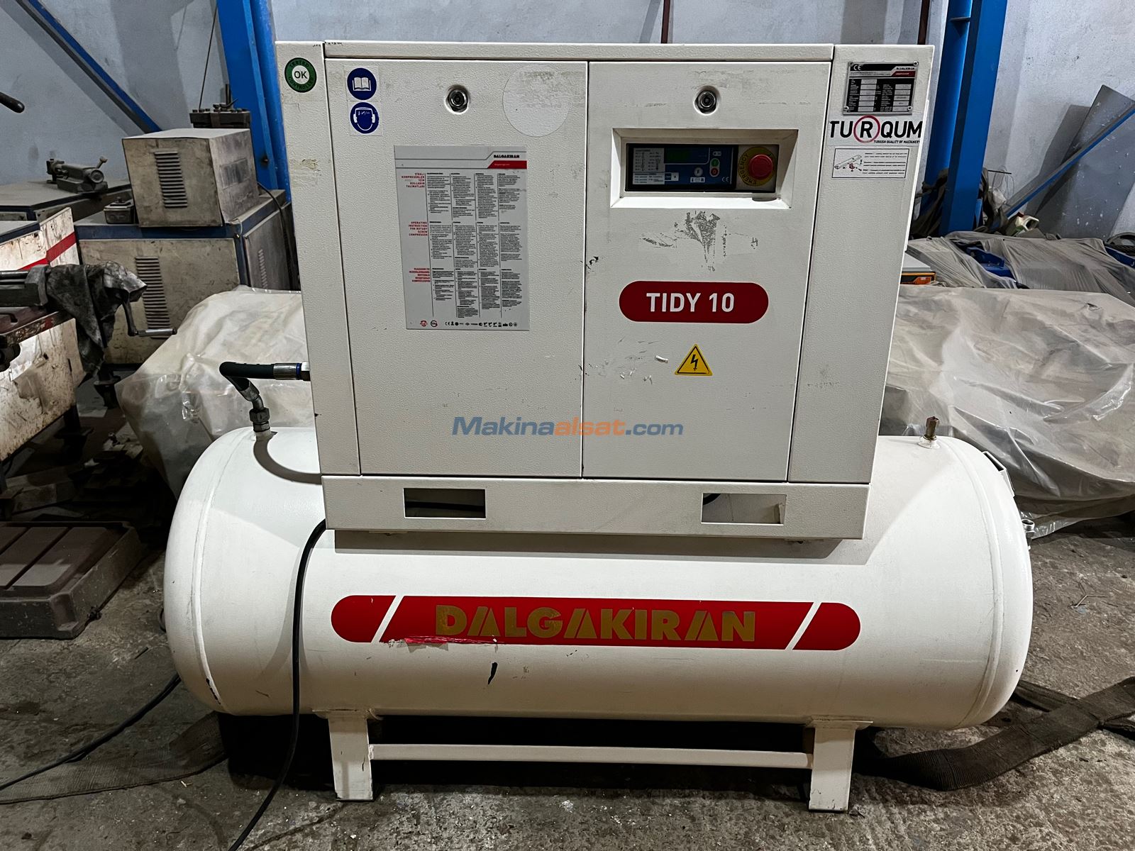 DALGAKIRAN 7.5 kw VİDALI KOMPRESÖR SET