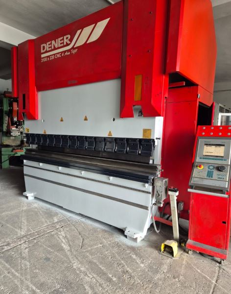 DENER CNC 3100 x 220 TONLUK HİDROLİK ABKANT