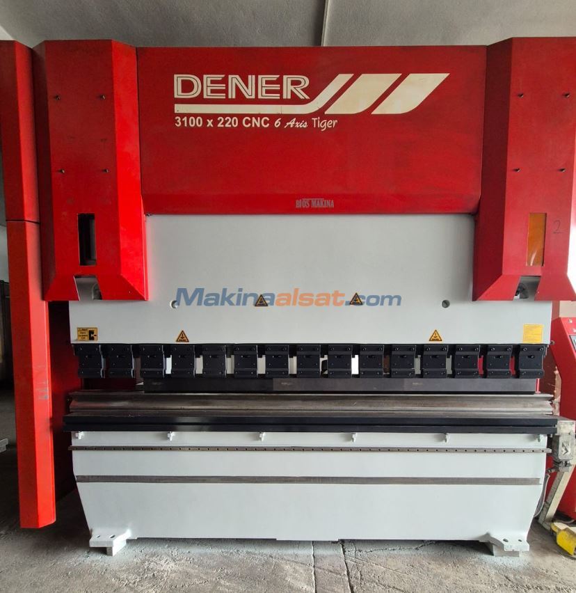 DENER CNC 3100 x 220 TONLUK HİDROLİK ABKANT