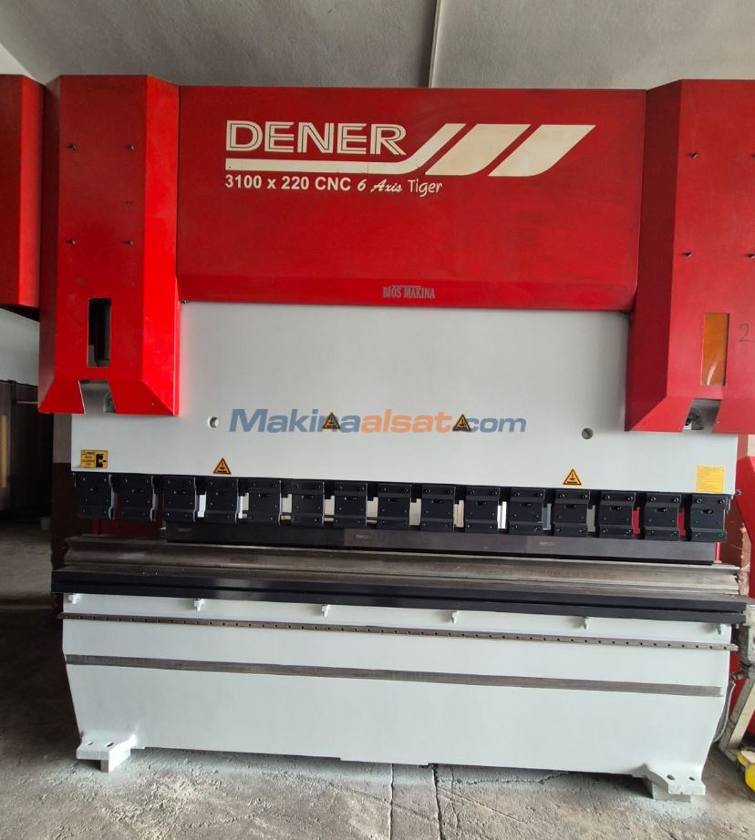 DENER CNC 3100 x 220 TONLUK HİDROLİK ABKANT