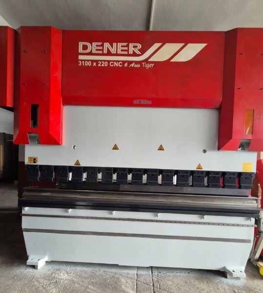 DENER CNC 3100 x 220 TONLUK HİDROLİK ABKANT