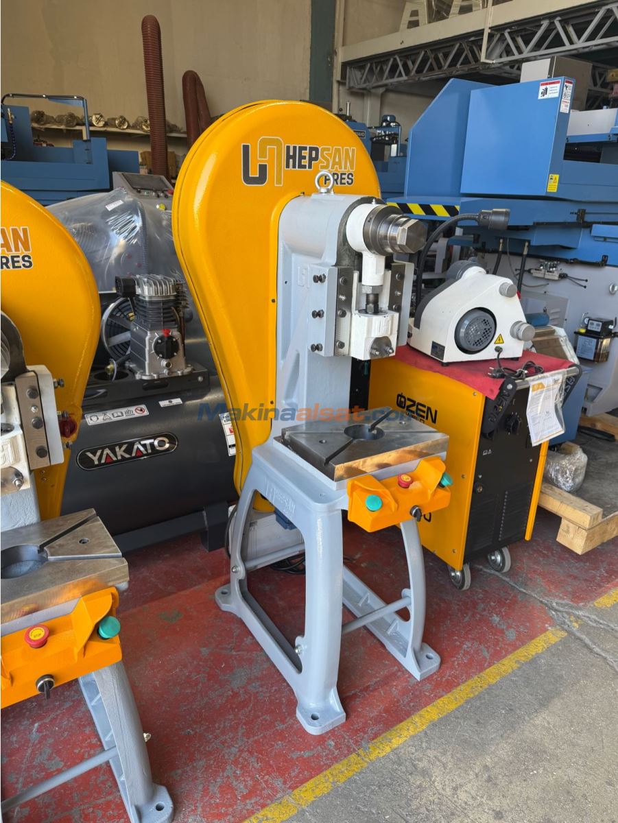 SIFIR STOK TESLİM HEPSAN PRES 15 TON EKSANTRİK PRES