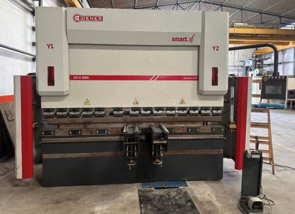 KREDİ KARTINA 12 AY TAKSİT SEÇENEKLERİ DENER CNC 3000 x 135 TONLUK HİDROLİK ABKANT