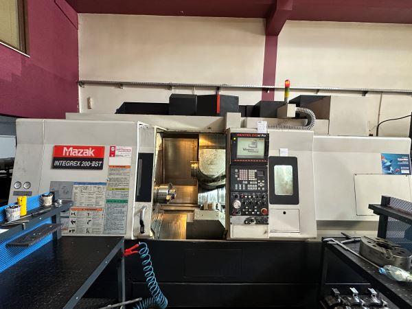 Mazak integrex 200-IIIST Alt Taret Karşı Ayna Cnc Torna ve Frezeleme Merkezi
