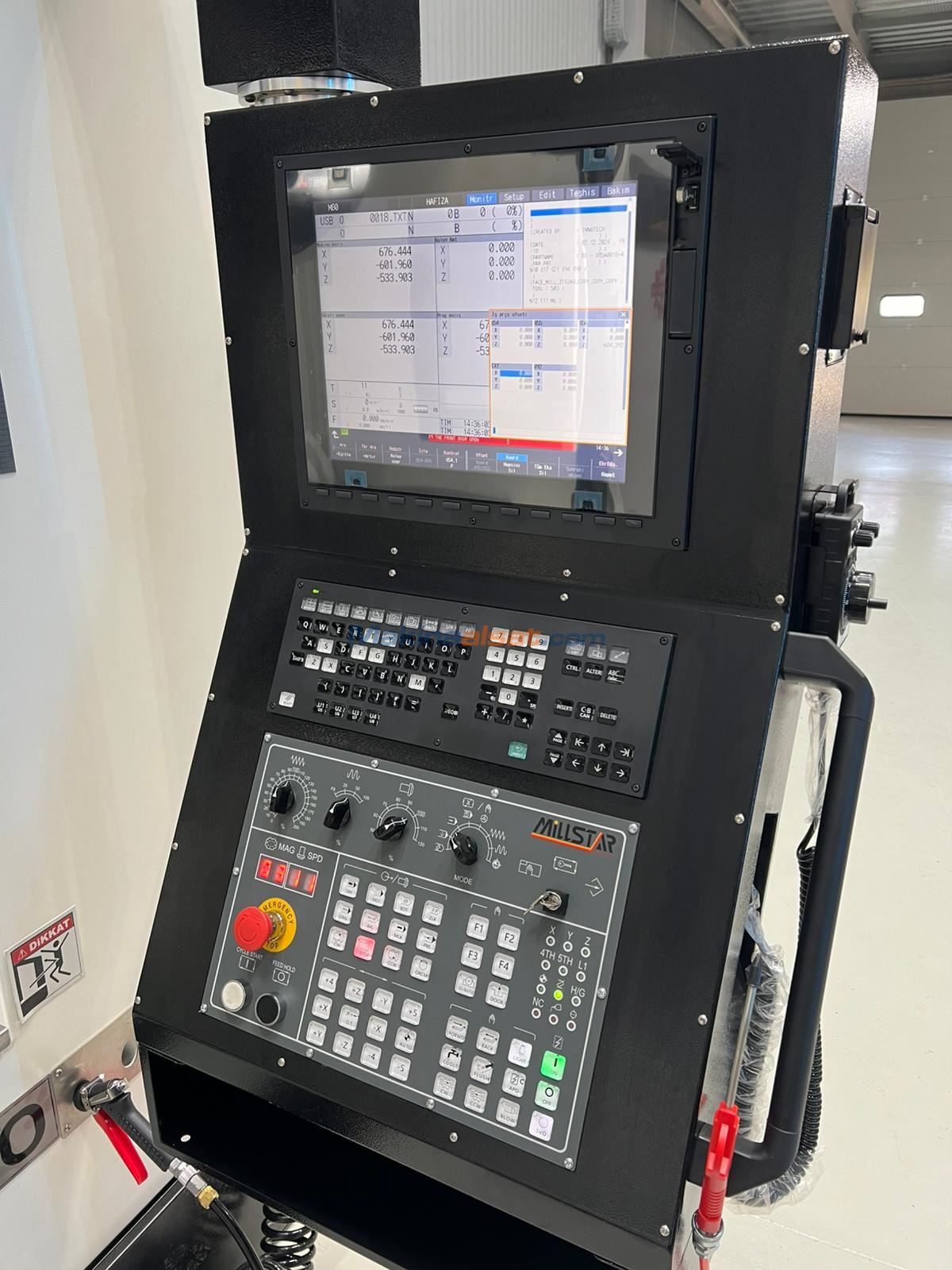 Millstar LMV 1100 (1100x600x620mm) CNC Dik İşleme Merkezi