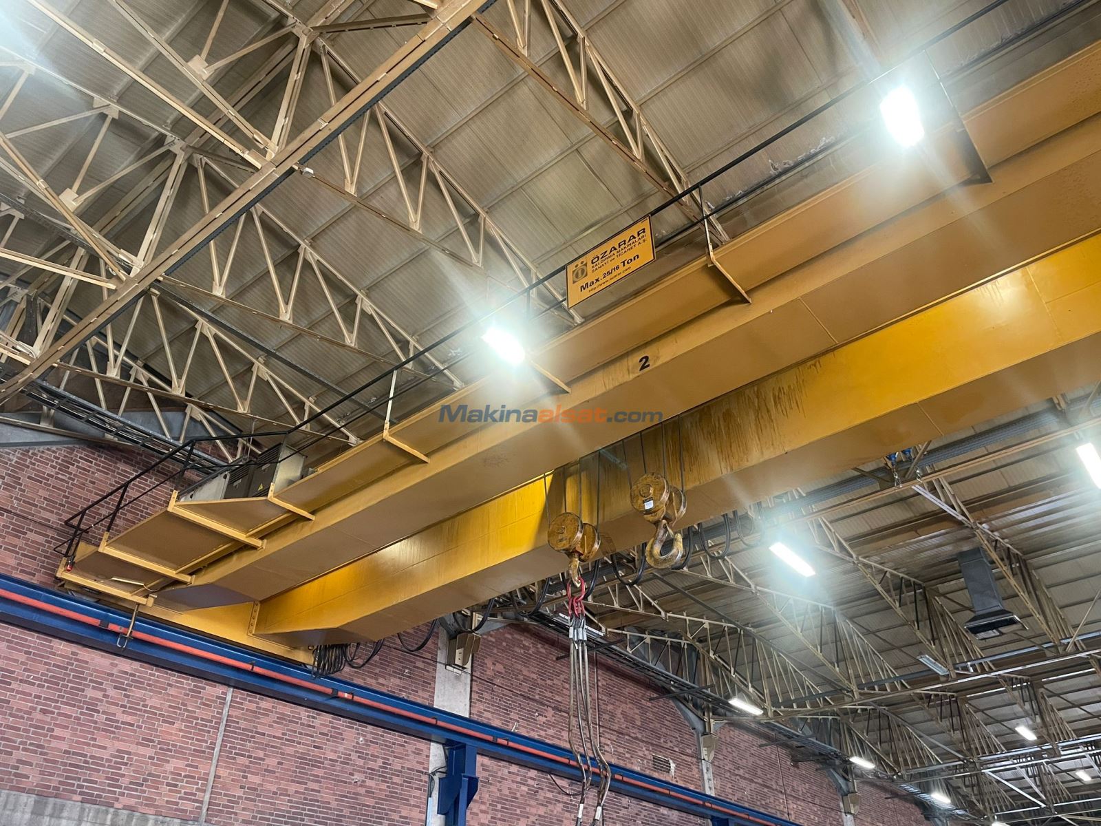 ÖZARAR MARKA 25 TON TAVAN VİNCİ