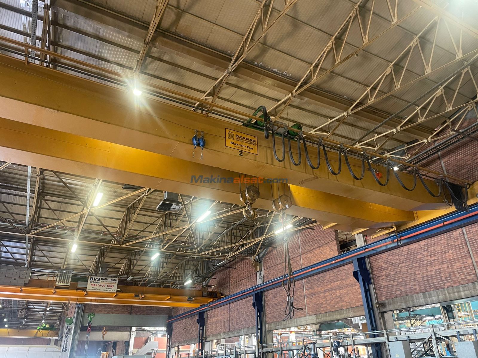 ÖZARAR MARKA 25 TON TAVAN VİNCİ