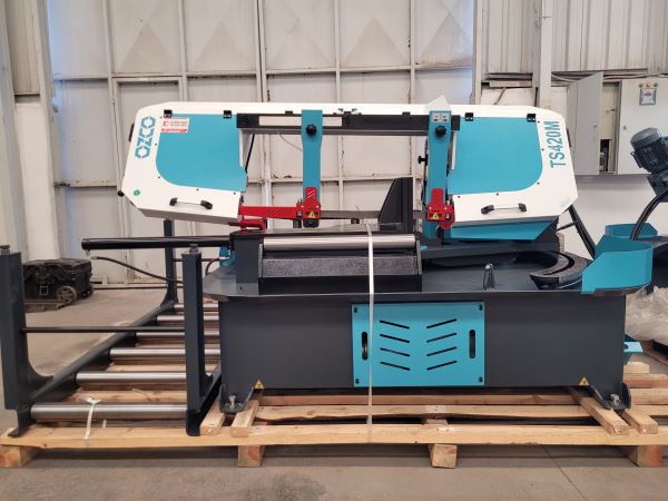 OZCO TS420M Yarı Otomatik Açılı Kesim Şerit Testere