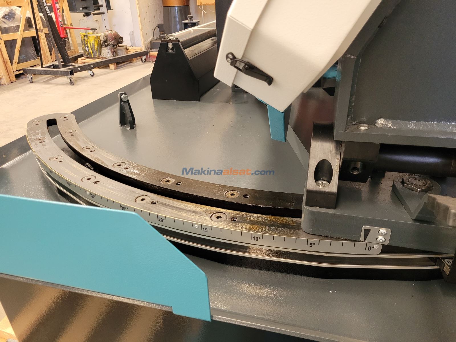 OZCO TS420M Yarı Otomatik Açılı Kesim Şerit Testere