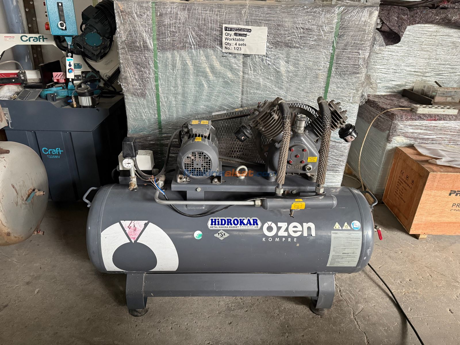 ÖZEN TK-200 PİSTONLU KOMPRESÖR