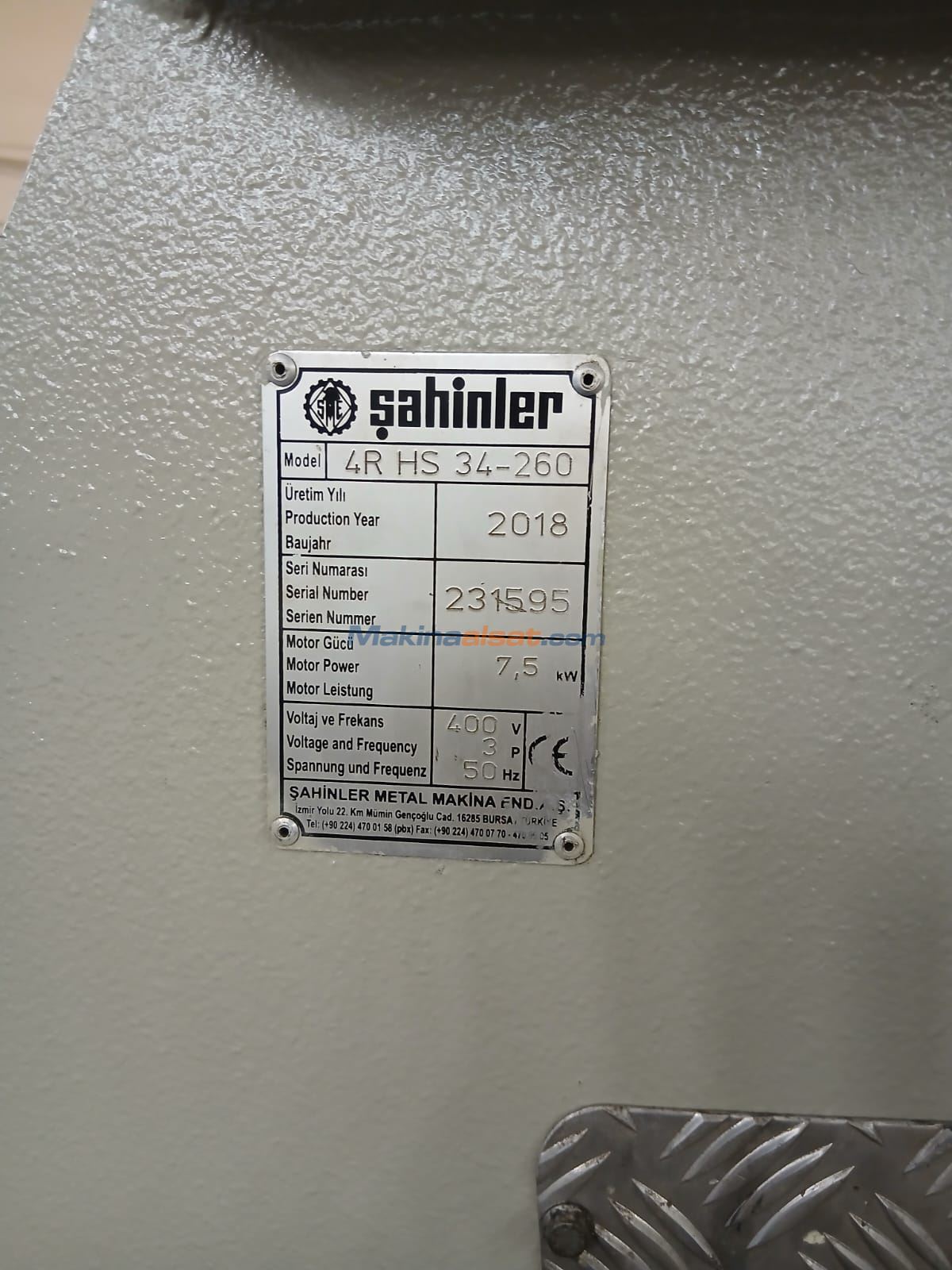 ŞAHİNLER 4 TOPLU 4R HS 34-260 HİDROLİK SİLİNDİR