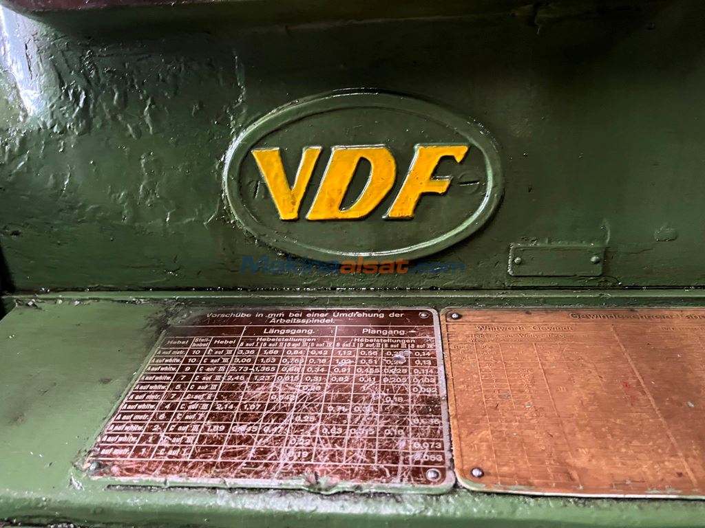 VDF 900 ÇAP 10 M BOY Ağır Tip Torna