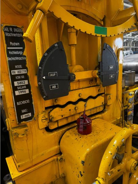 Ungerer 1700 mm 7 mm Boy Faal Aktif Çalışır Kesme Hattı