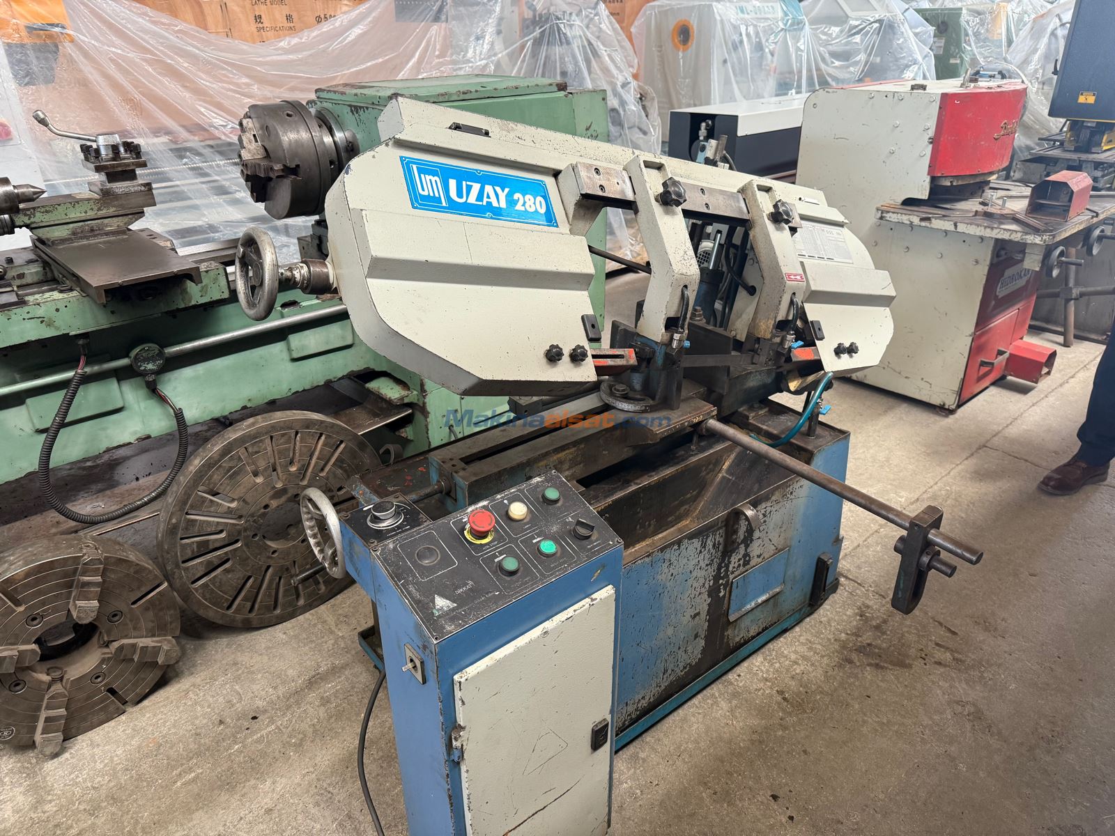UZAY SY 280 YARI OTOMATİK ŞERİT TESTERE