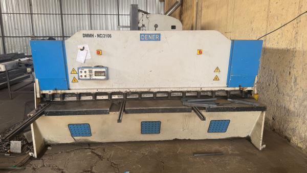 3 METRE 6 MM HİDROLİK GİYOTİN MAKAS (TAKAS OLUR)