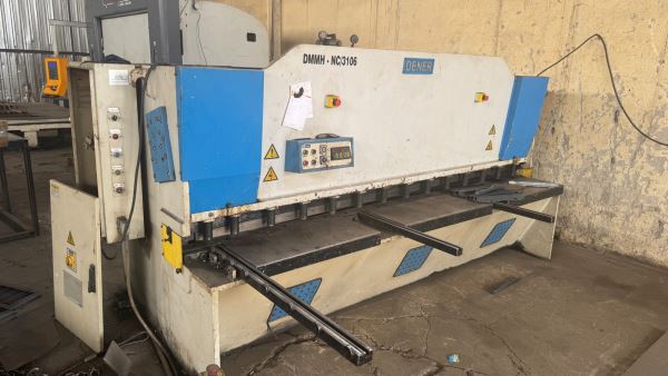 3 METRE 6 MM HİDROLİK GİYOTİN MAKAS (TAKAS OLUR)