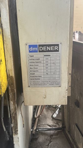 3 METRE 6 MM HİDROLİK GİYOTİN MAKAS (TAKAS OLUR)