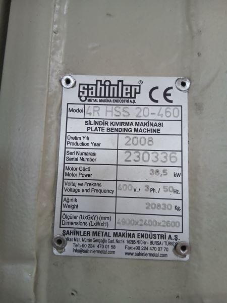 ŞAHİNLER 4R HS 20-460 / 4 TOPLU SİLİNDİR