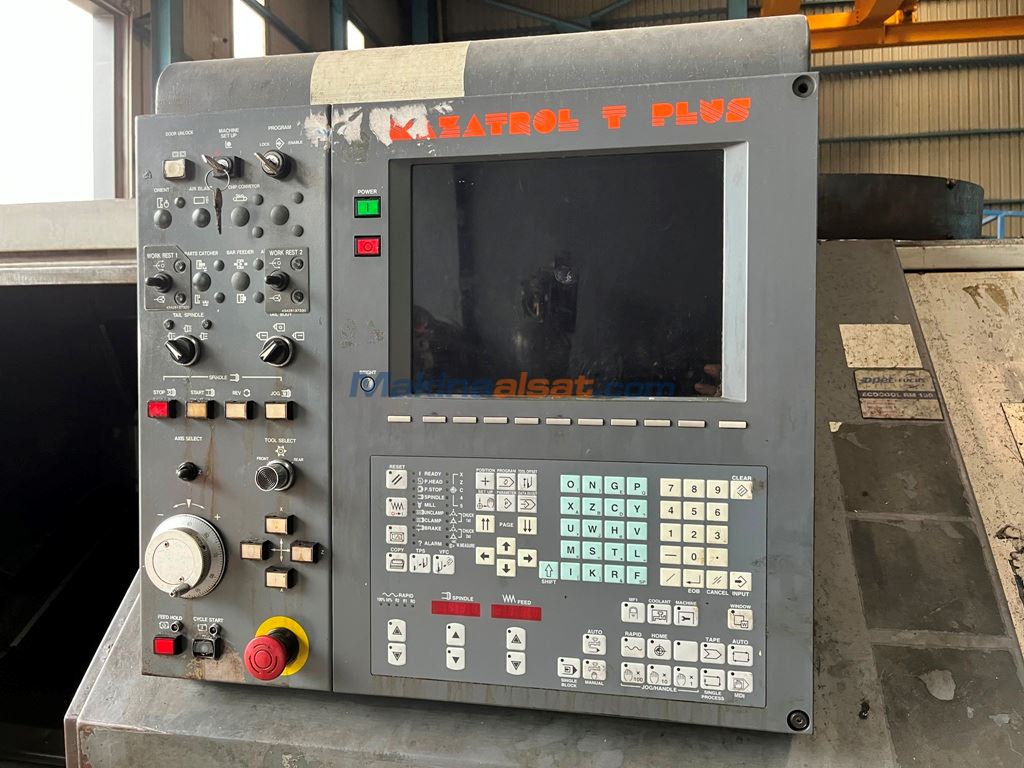 MAZAK 12 İNÇ QTN 40 MAZATROL T PLUS İŞLETİM 1997 CNC TORNA