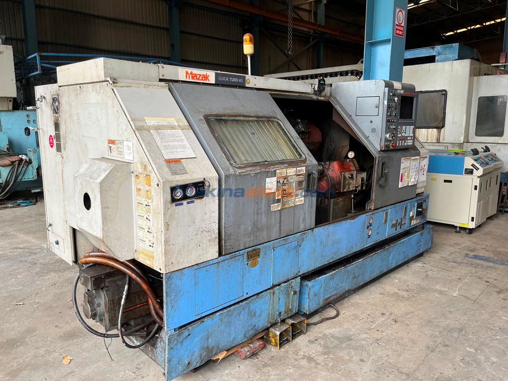 MAZAK 12 İNÇ QTN 40 MAZATROL T PLUS İŞLETİM 1997 CNC TORNA