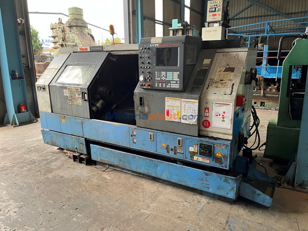 MAZAK 12 İNÇ QTN 40 MAZATROL T PLUS İŞLETİM 1997 CNC TORNA
