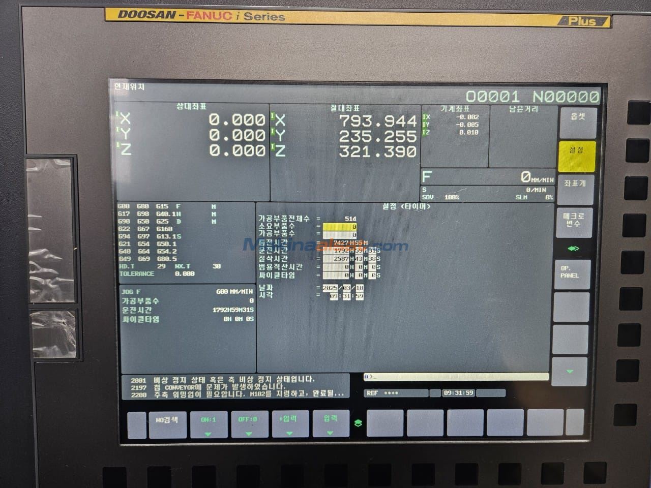 DOOSAN MYNX6500/40 Cnc Torna