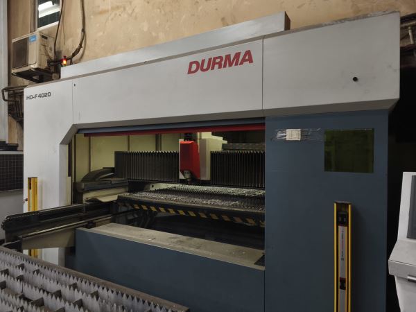 DURMA 6 KW 4000 x 2000 LAZER KESİM