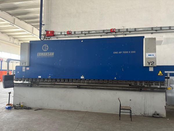 ERMAKSAN 7 METRE 200 TON ABKANT PRES