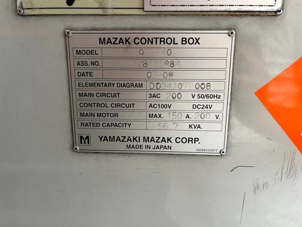 MAZAK 12 İNÇ QTN 40 MAZATROL 640 T İŞLETİM CNC TORNA