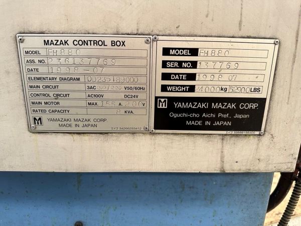 MAZAK FH880 / 28 PALETLİ ÇİFT TABLA CNC YATAY İŞLEME MERKEZLERi