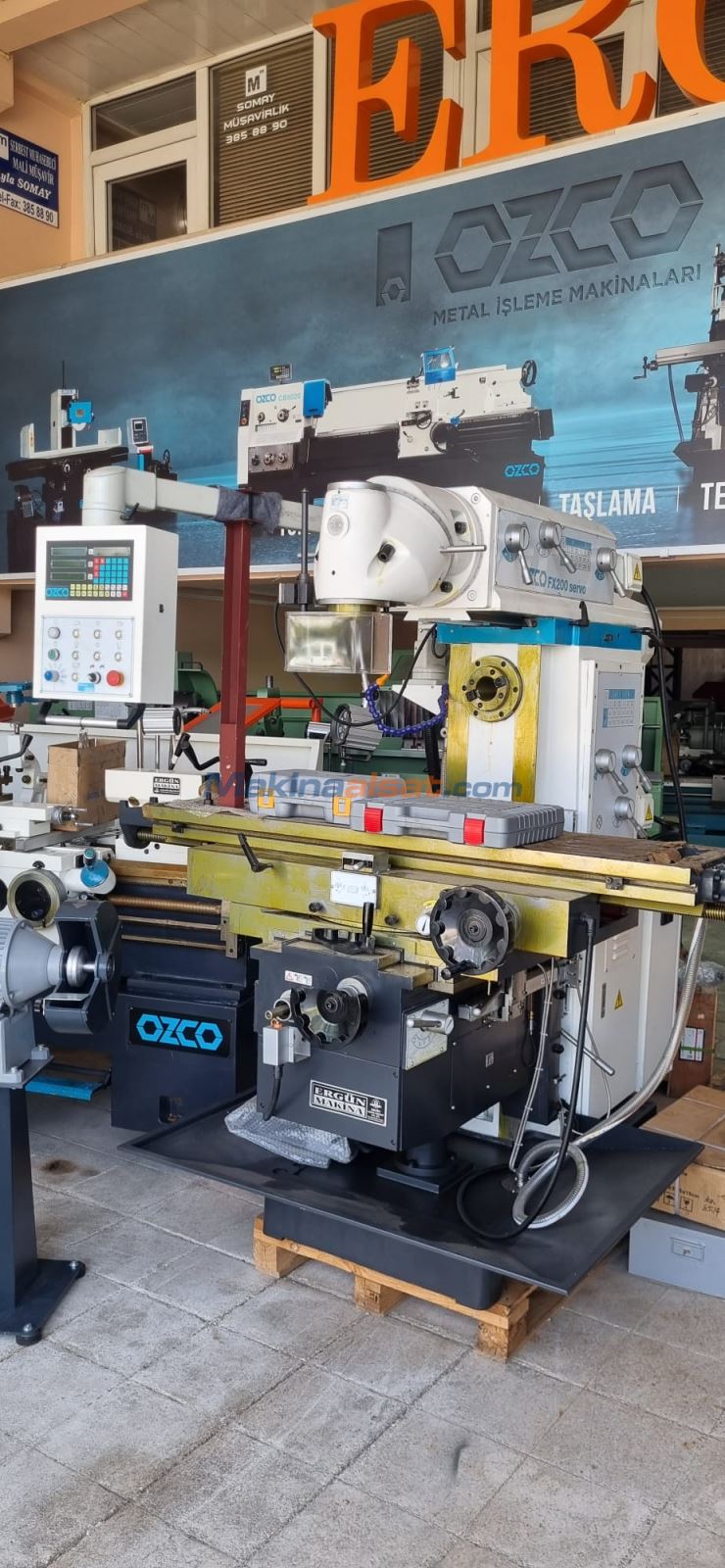 OZCO FX200 SERVO ÜNİVERSAL KOÇ KAFA FREZE