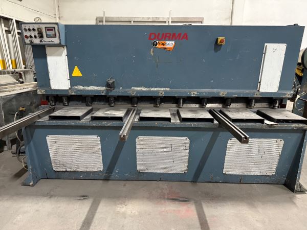 Durma 2.5 Metre 6 mm Hidrolik Giyotin Makas