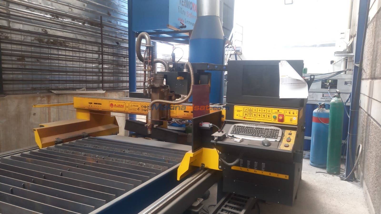 AJAN 1500 x 12000  G 260 A 52 KW CNC PLAZMA