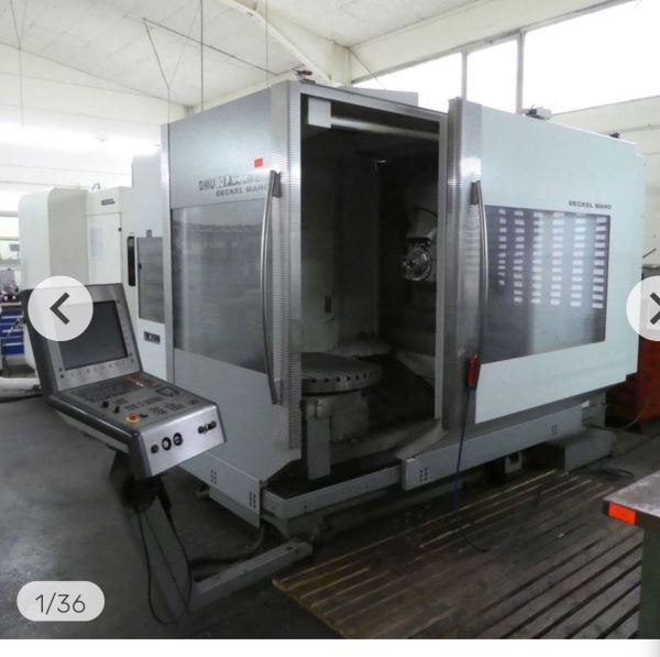 DMG Dmu 80 P 5 Eksen CNC Dik İşleme Merkezi