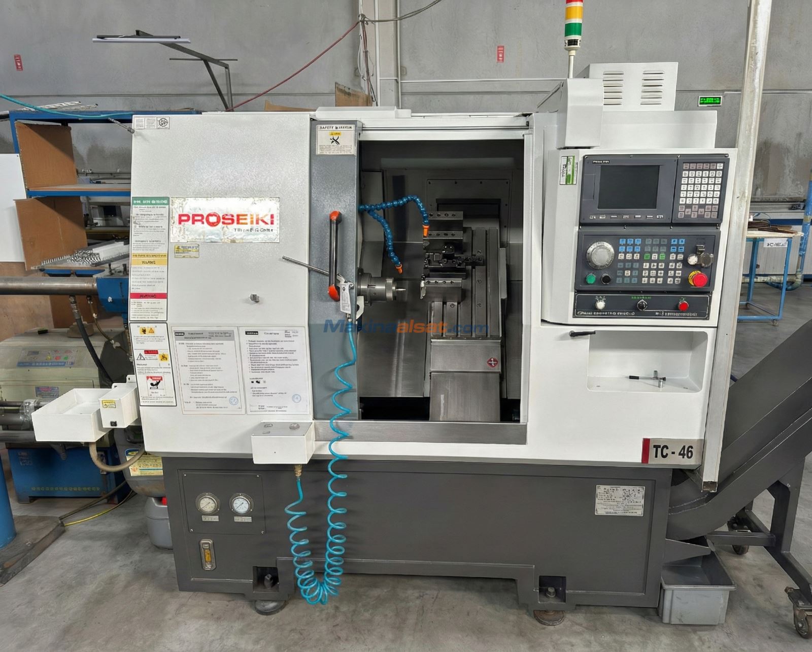 PROSEİKİ (JSWAY) CFG46 2 Eksen CNC Torna Used Cnc Lathe machine