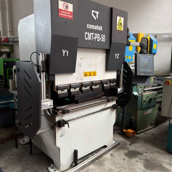 CEMATEK MARKA 1260X50TON CNC HİDROLİK ABKANT PRES