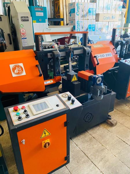 DİSPA D-OD 280 TAM OTOMATİK SERİ KESİM İŞLERİNİZ İÇİN SÜTUNLU ŞERİT TESTERE