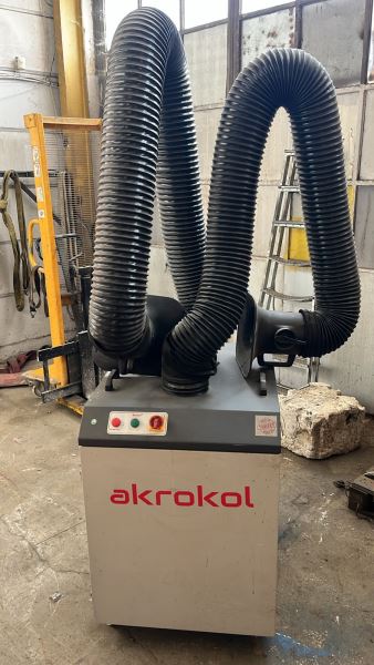 Akrakol Çift Kollu Duman Emme