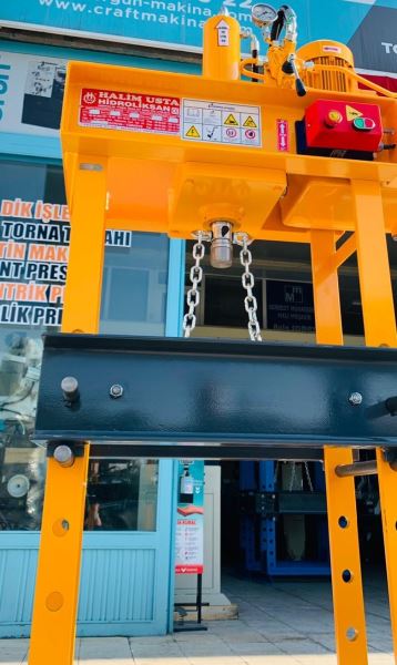 STOKTAN TESLİM HALİM USTA 25 TON MOTORLU HİDROLİK PRES